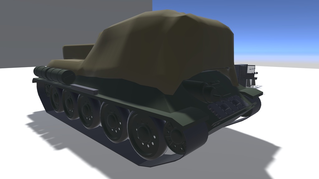 【VRCワールド向け】置物の戦車