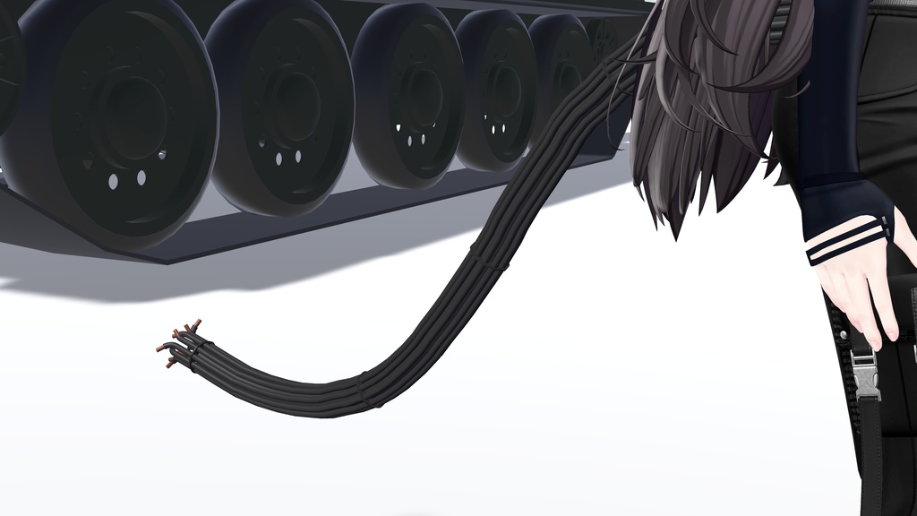 ケーブルの尻尾