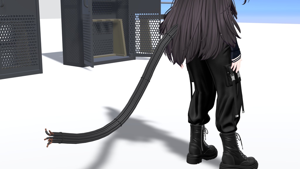 ケーブルの尻尾