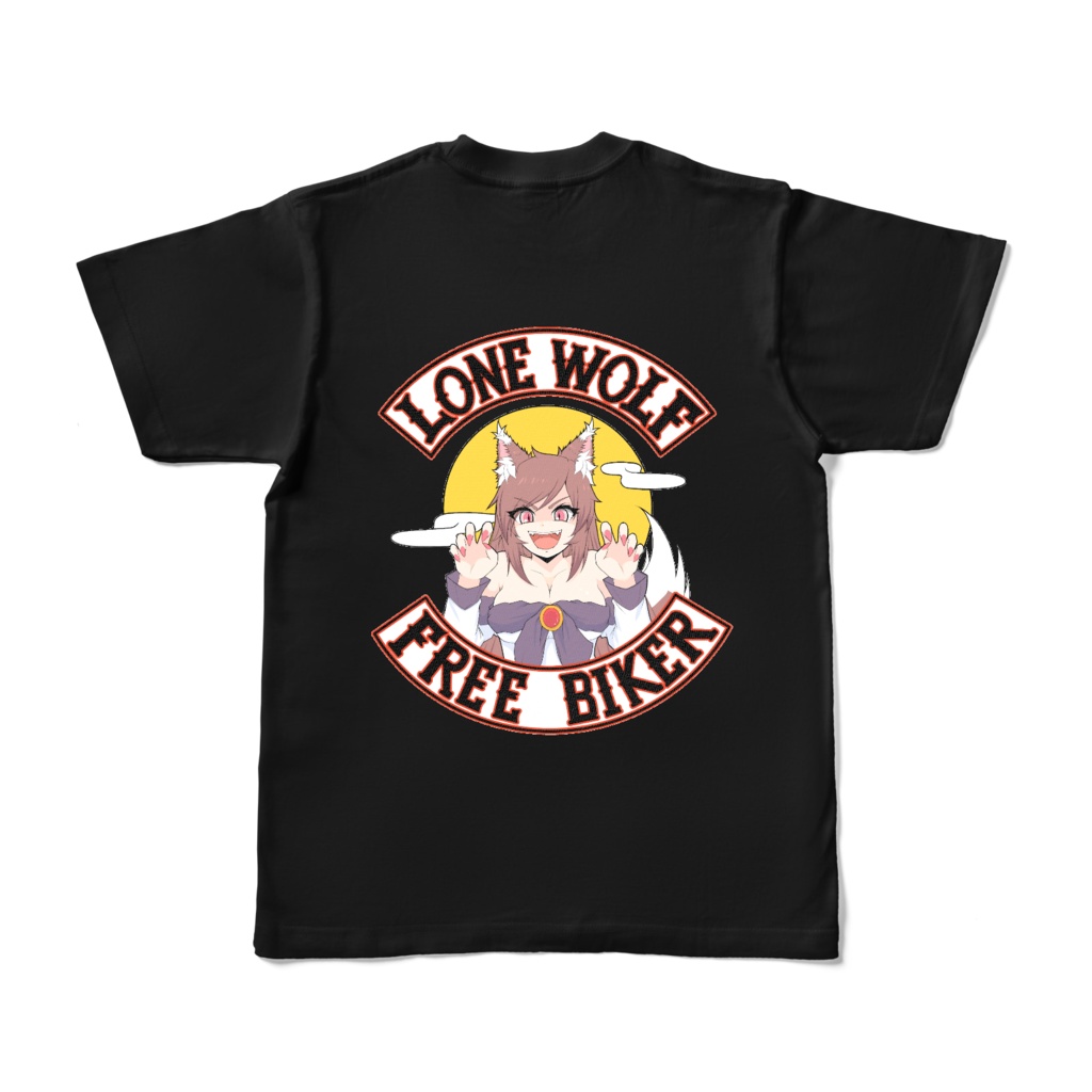 影狼ちゃんMC風Tシャツ