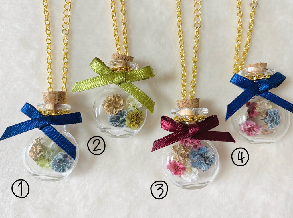 お花の小瓶ポシェット