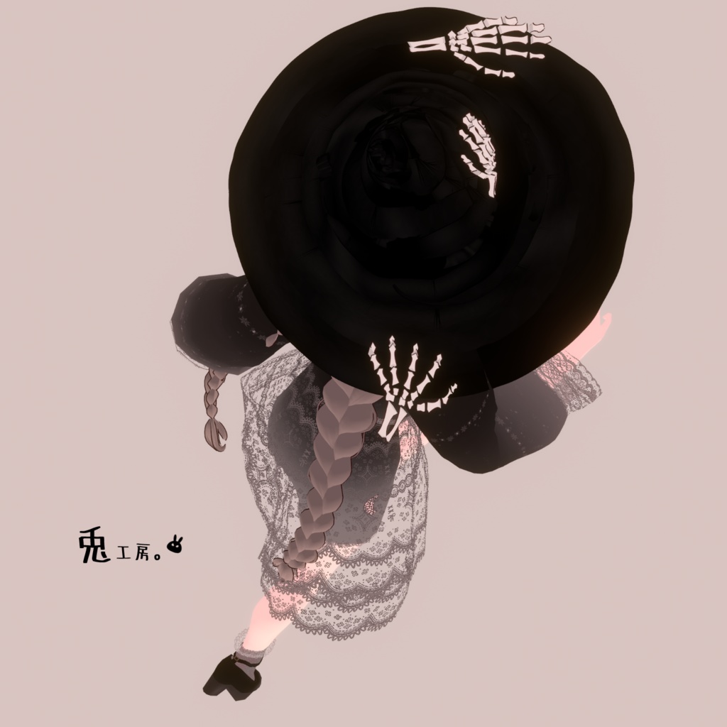 【vroid用】魔女の衣装セット / Witch Costume Set