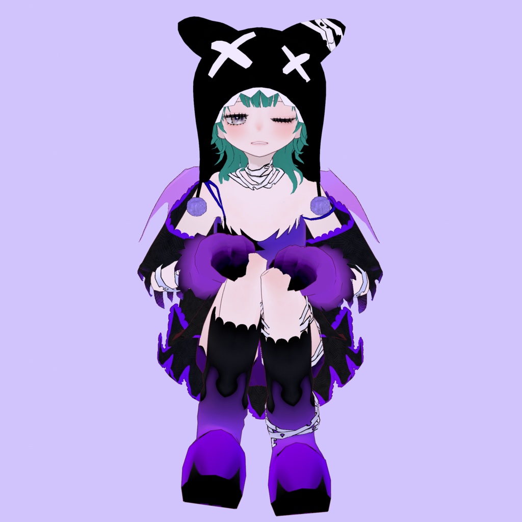 【VROID】化け猫コス【Halloween】