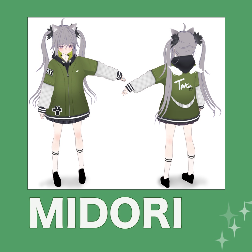 【vroid】辰年パーカー【カスタムアイテム】