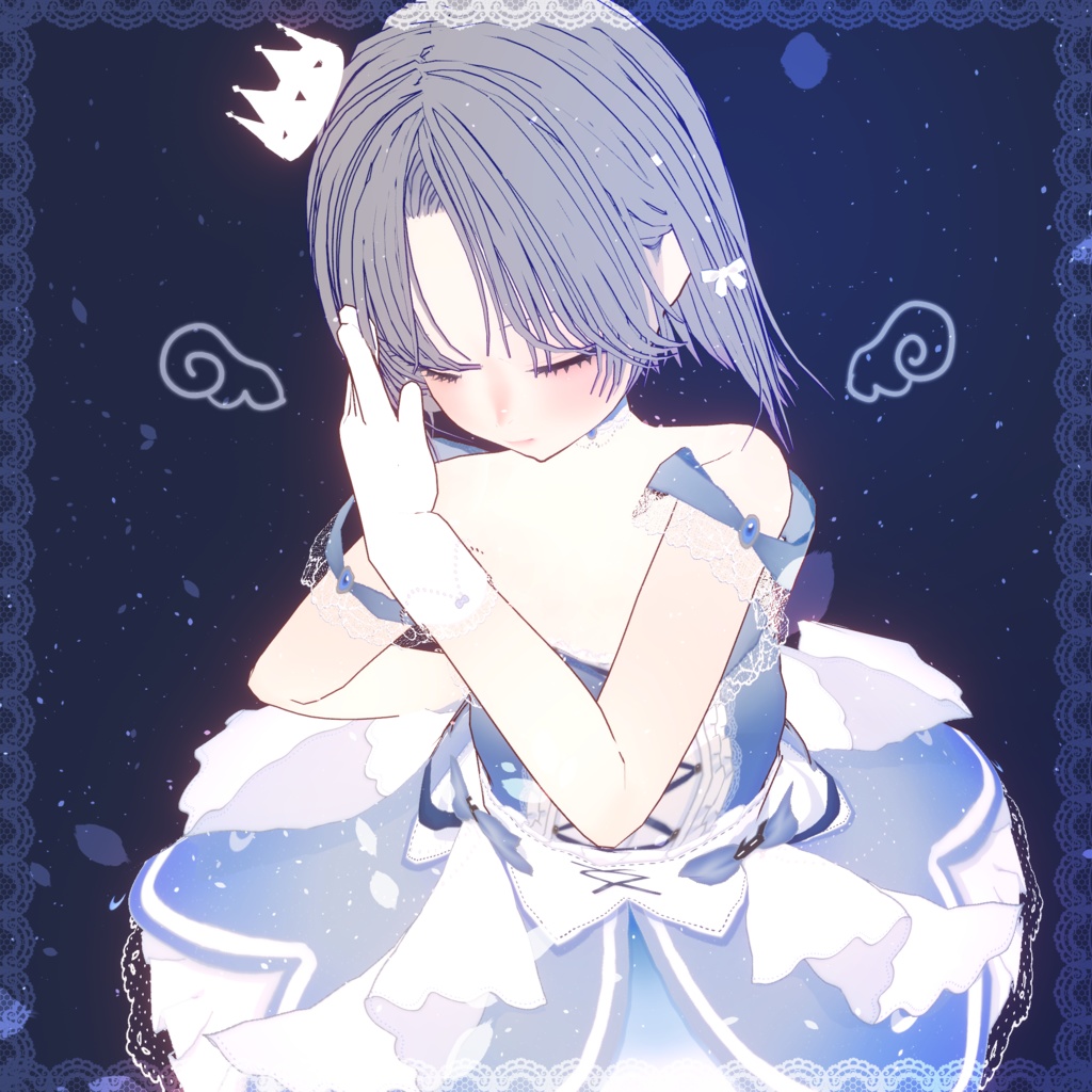 【Vroid】ドレスセット【2color】