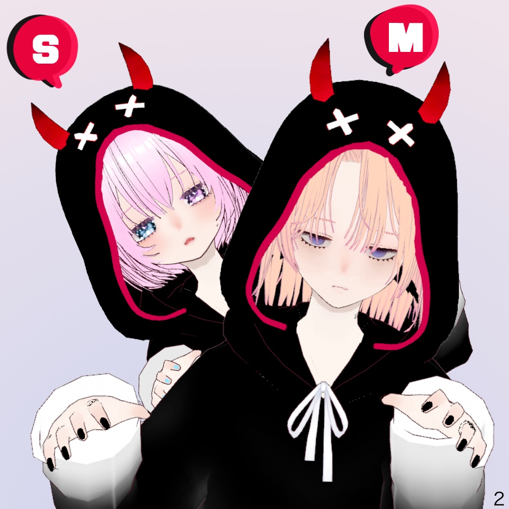 【VRoid】Halloween Hoodie2024【3デザイン】