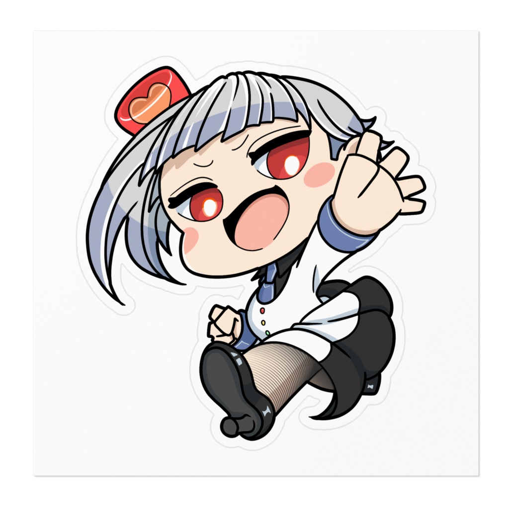 ミニひらりステッカー(白背景)