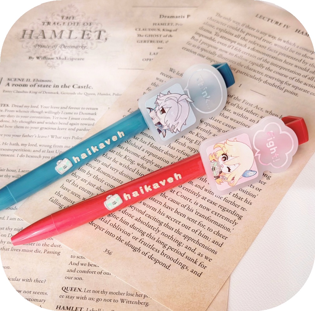 🌱🏛️が応援してくれるボールペンセット