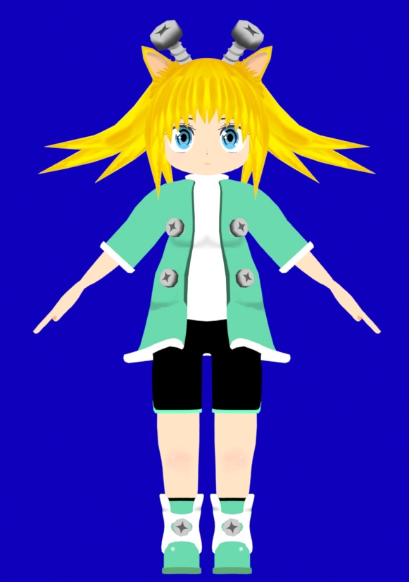 ねじこねこ/オリジナル3Dモデル