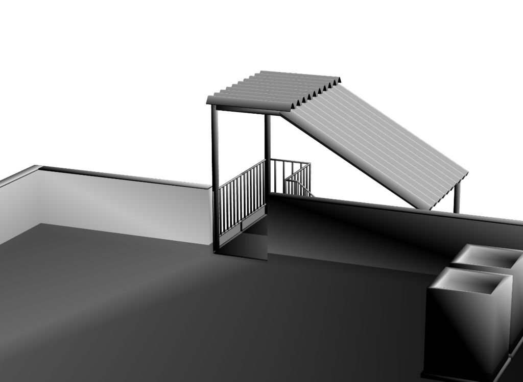 【3D素材】例の雑居ビル