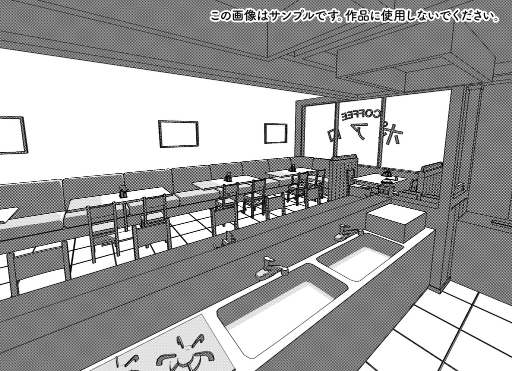 【3D素材】喫茶ポアロ