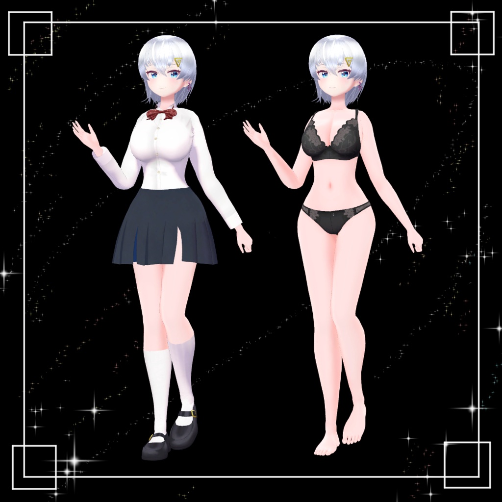 【オリジナル3Dモデル】 百海 空良《Sora Monomi》