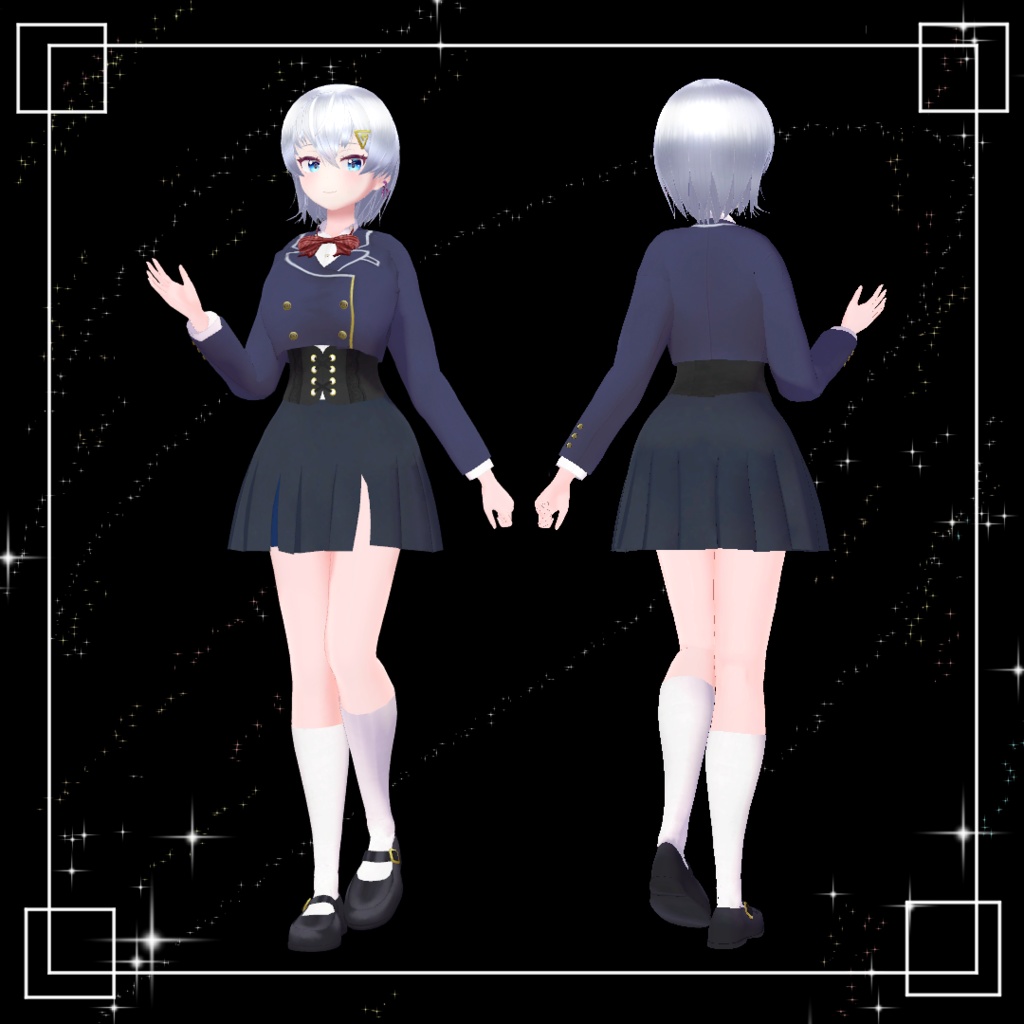 【オリジナル3Dモデル】 百海 空良《Sora Monomi》