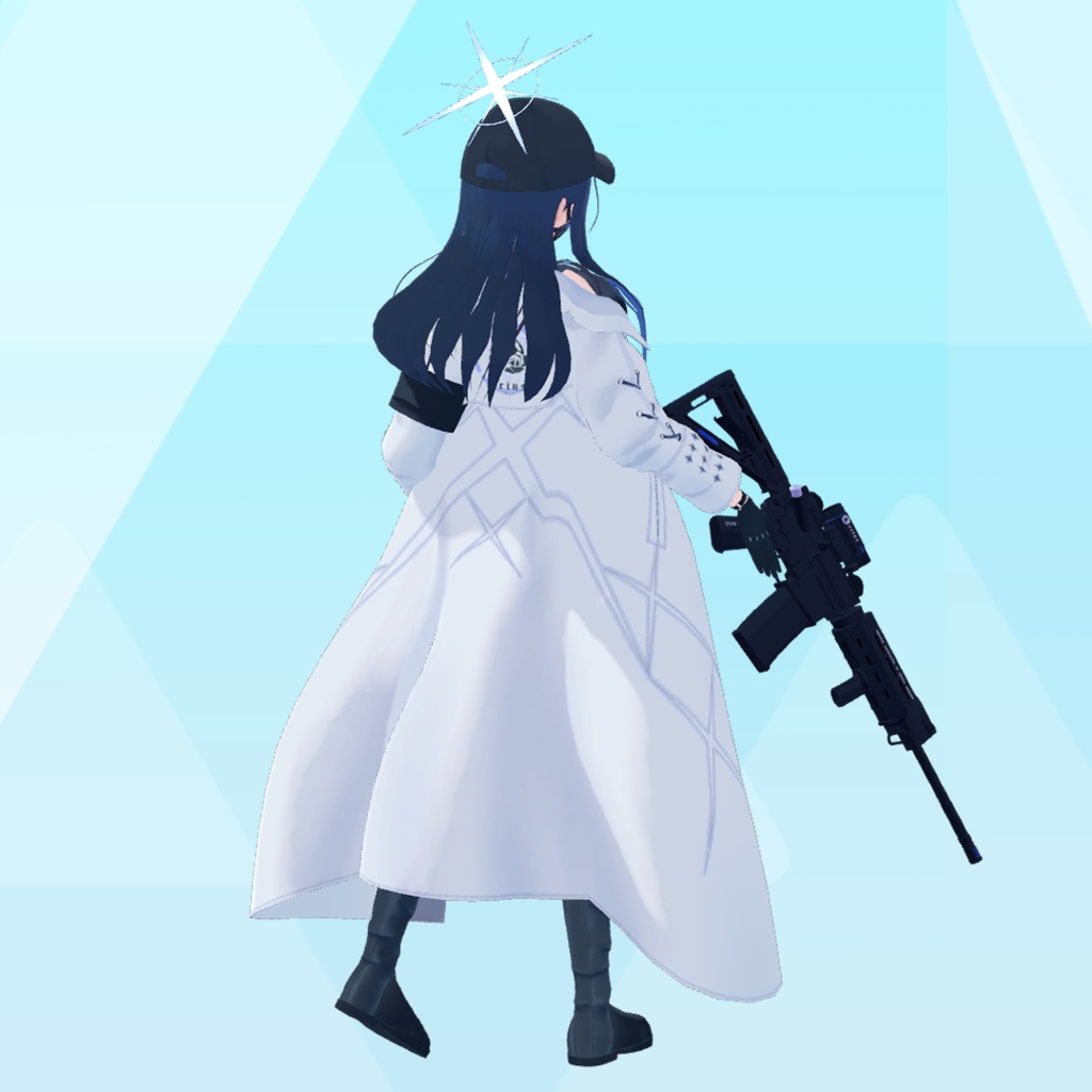【3Dモデル】錠前サオリ【射撃ギミック付】