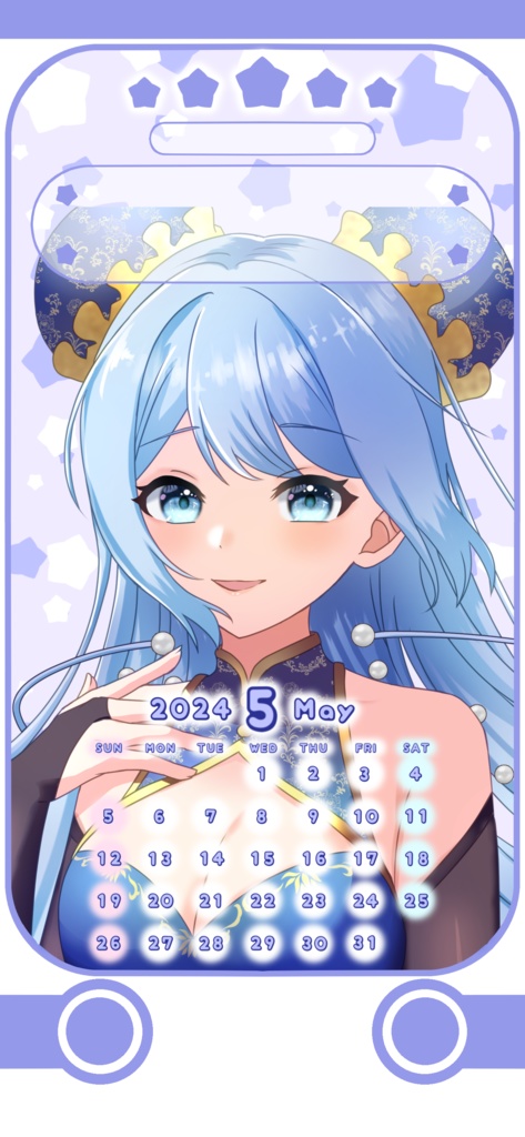 5月スマホカレンダー