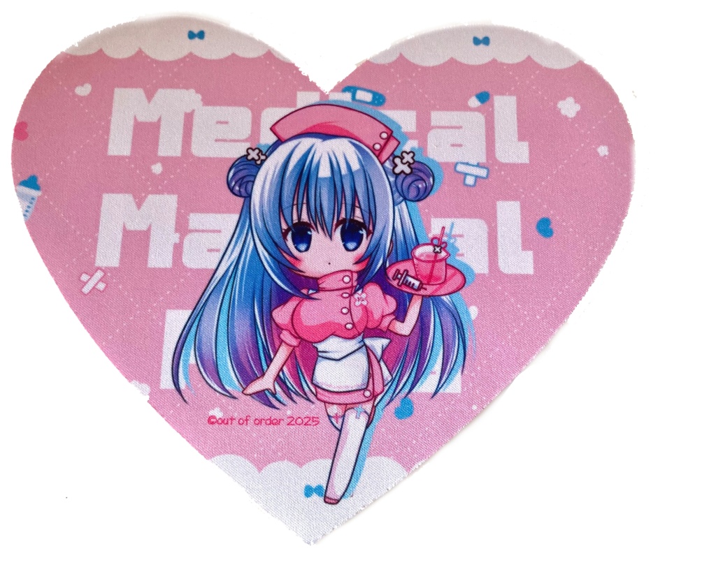 ナース瑠奈ちゃんハートマウスパッド