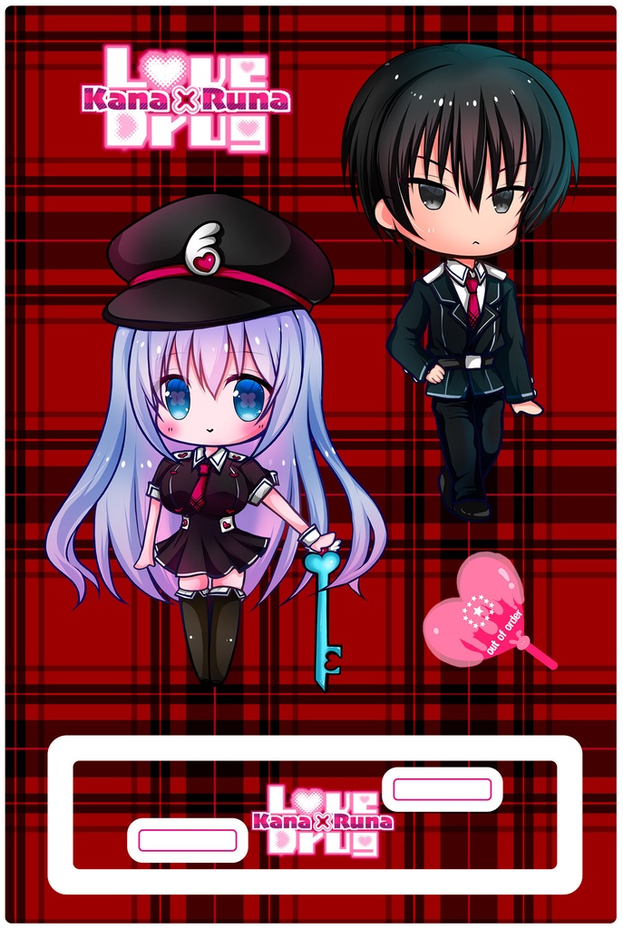 かなるなちゃんフレームアクリルスタンド