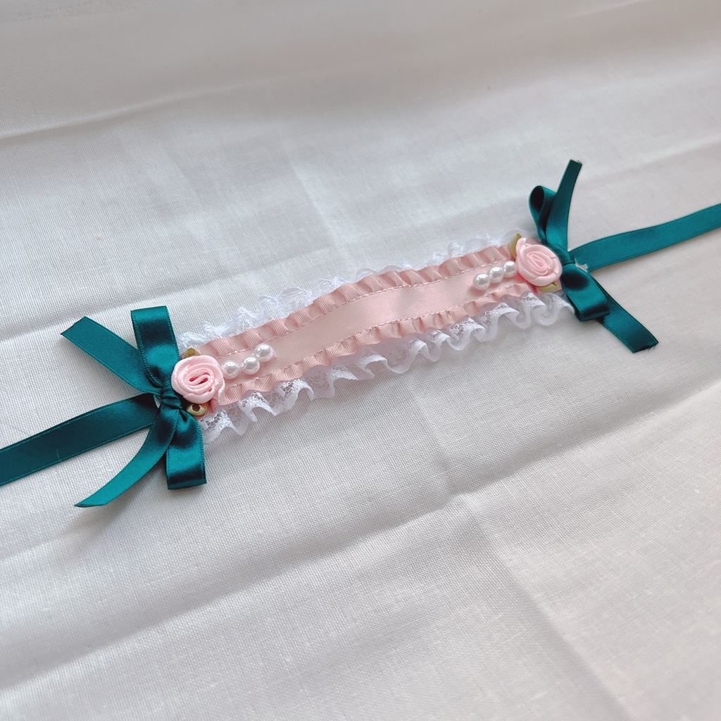 ぬい用ヘッドドレス(ローズピンク)