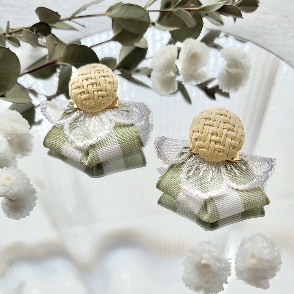 【セット品】人間用イヤーアクセサリー&ぬい用ヘッドドレス