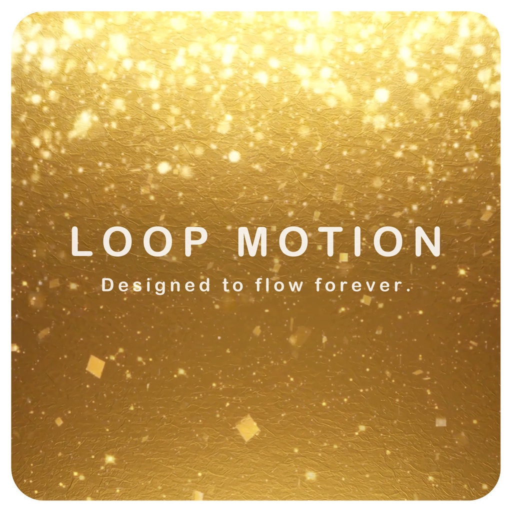 【動く背景】金の煌めきが降り注ぐ｜ループ動画