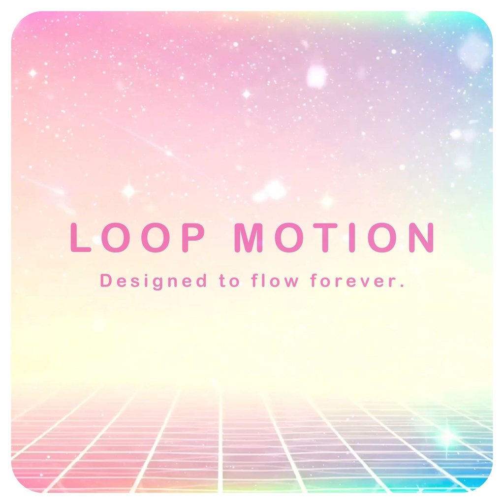 【動く背景】ポップなバーチャル空間背景動画｜ループ動画