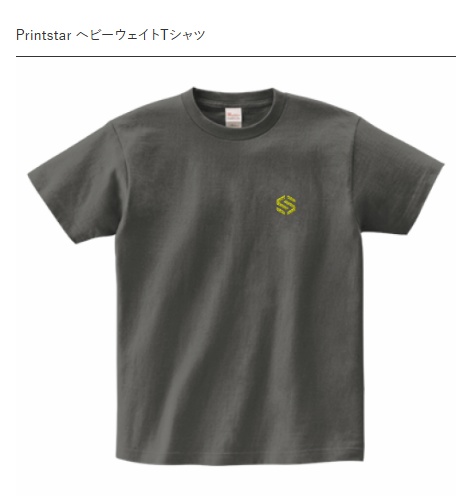 チームロゴTシャツ（グレー×イエロー）選手使用モデル