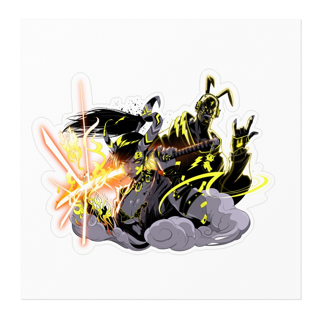 「THE GAME CHANGE Stage.1」ステッカー by GODTAIL