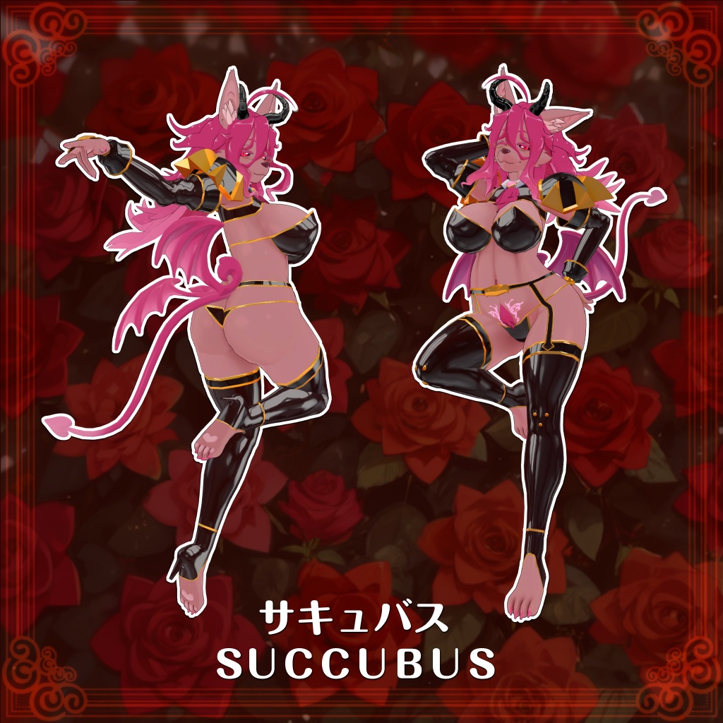 SweetTasteメスケモ3Dモデルシリーズ第一弾「大場萌樹さん」