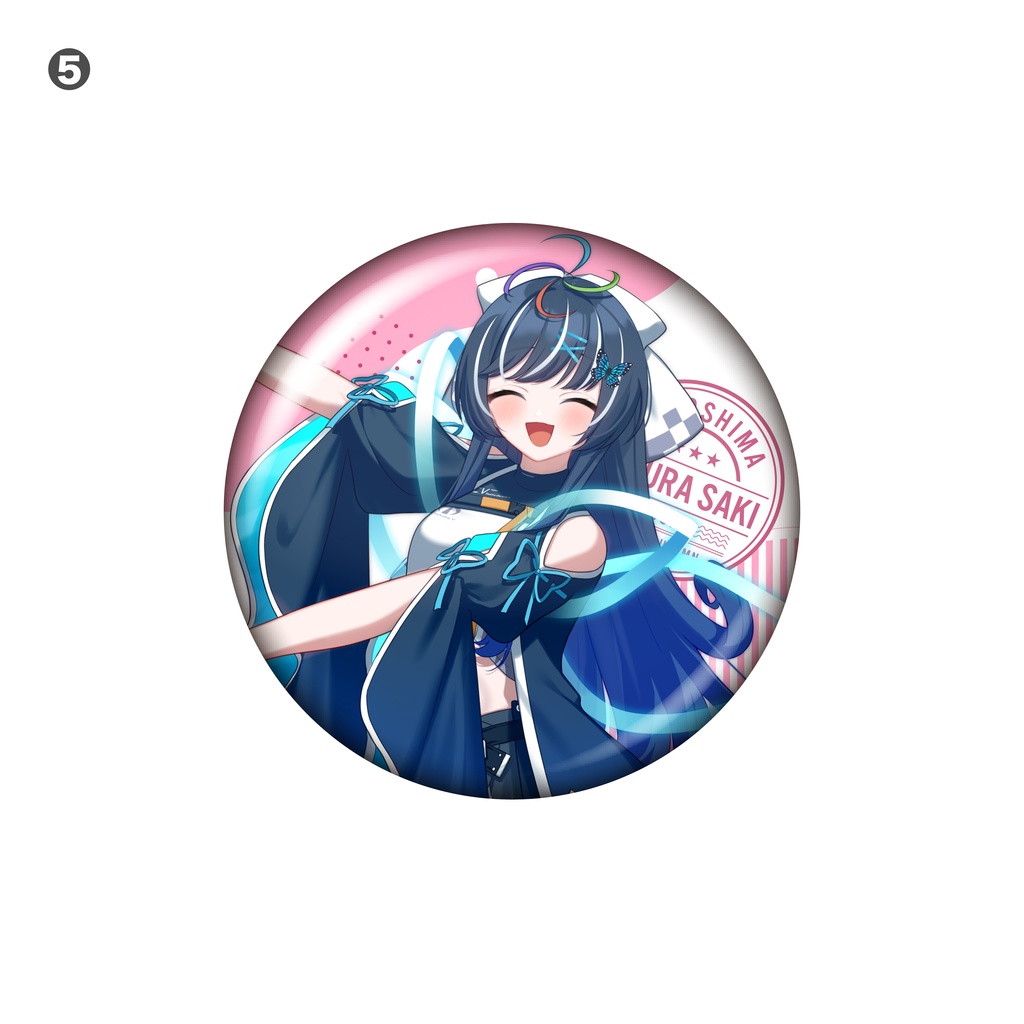 咲煌と巡る府中市グッズ 缶バッジ(単品販売)