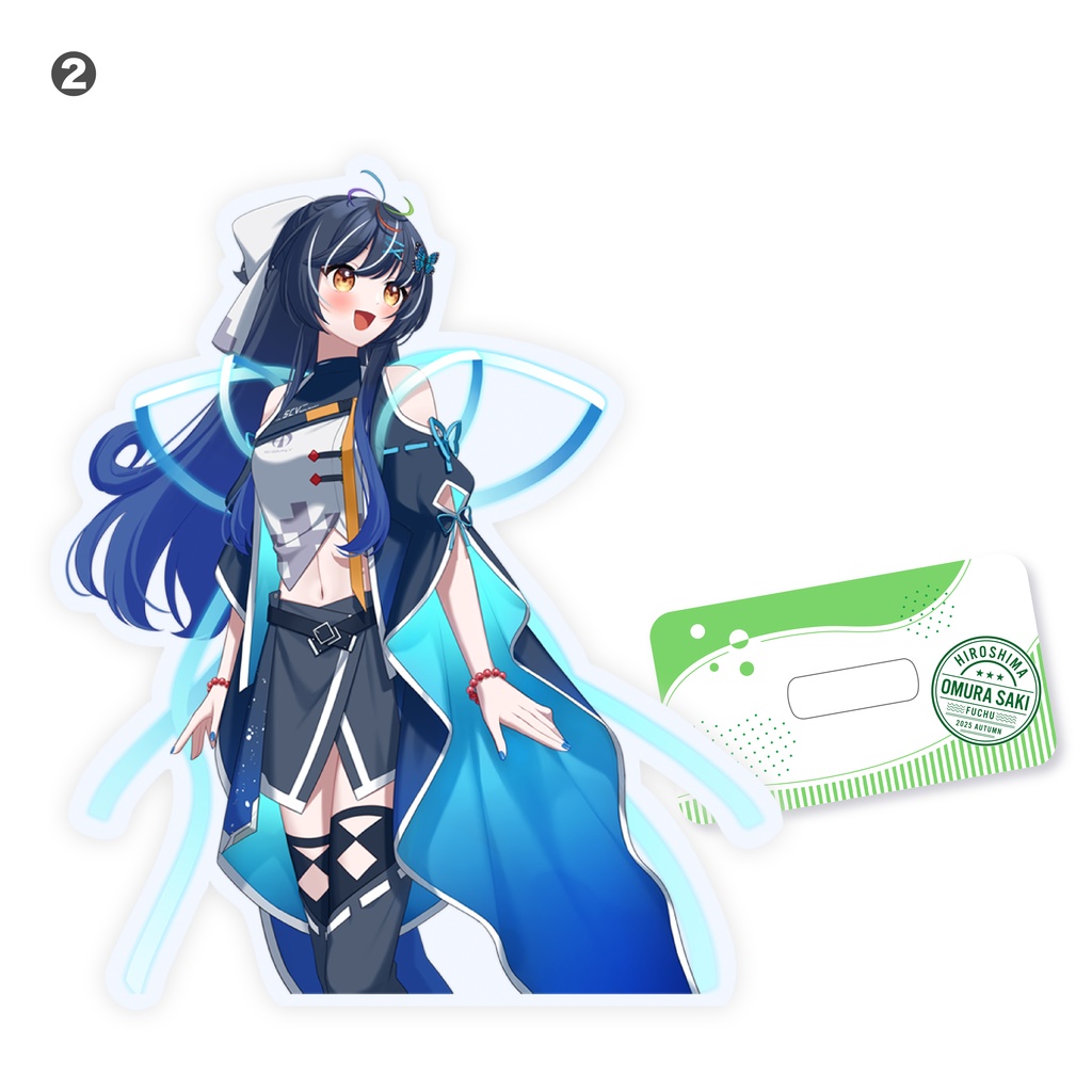 咲煌と巡る府中市グッズ アクリルスタンド(単品販売)