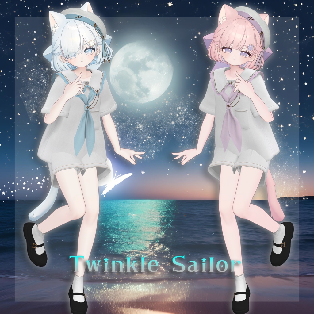 10アバター対応💫✨【Twinkle sailor-トゥインクルセーラー-】#Starry_VRC