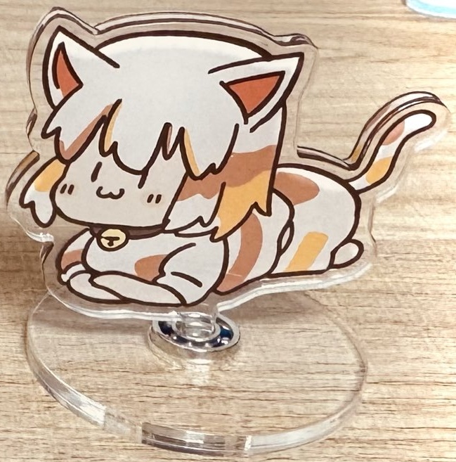 ミケちゃん回転アクリルスタンド