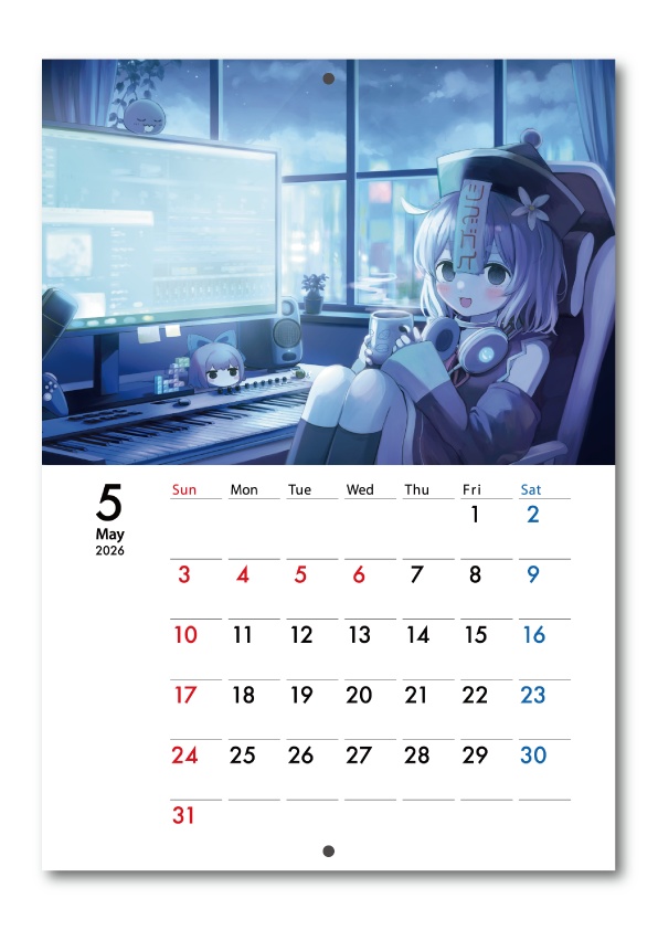 ぱらこちゃんカレンダー