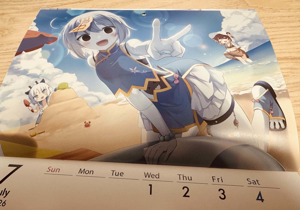 ぱらこちゃんカレンダー