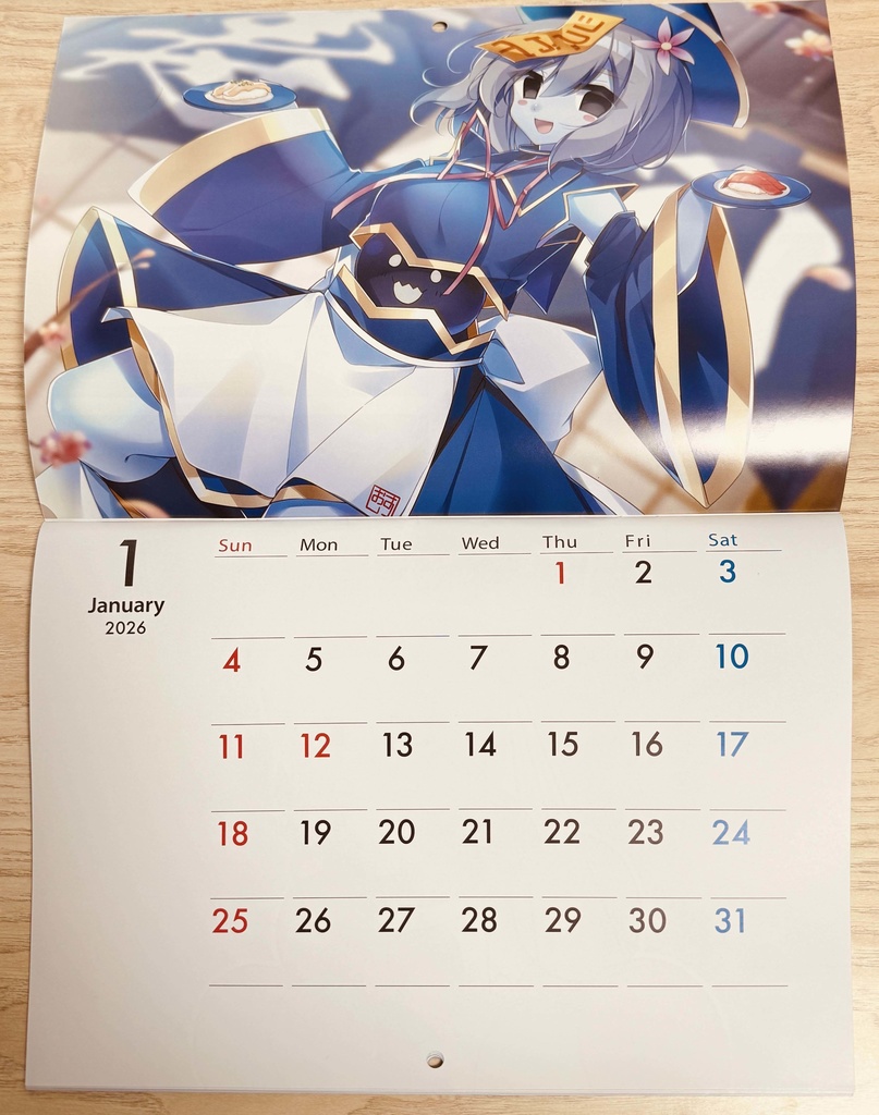 ぱらこちゃんカレンダー