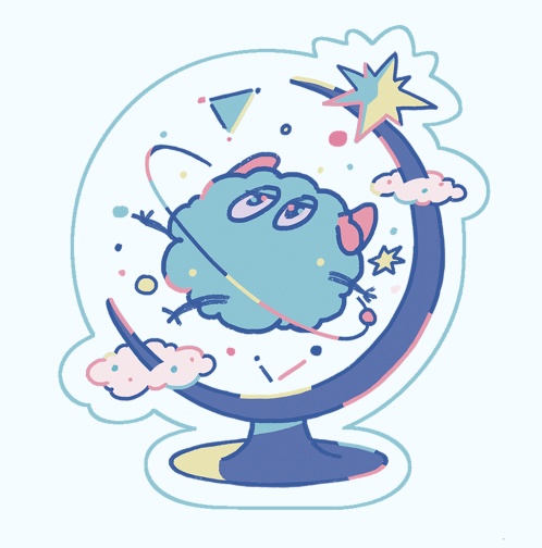 宇宙儀アクリルスタンド