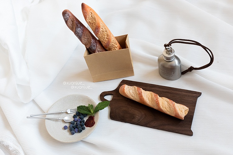 BJD /MDD/MSD / SD / DD〜75cm お人形用のパン皿