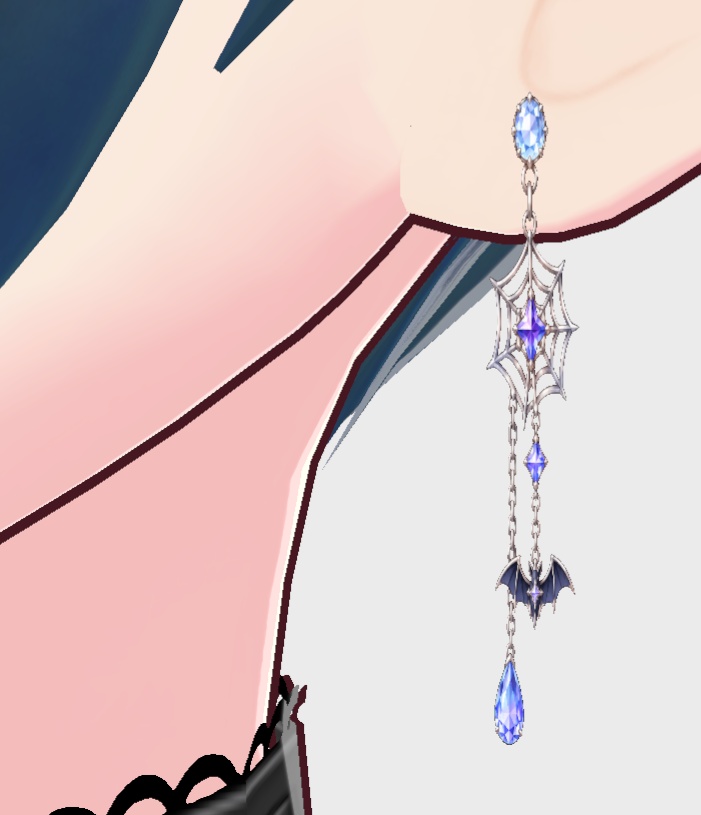 【期間限定価格】ハロウィンのピアス・イヤリング15種セット 【色変更・改変・商用利用可】 Vroid,VRChat,VTuber,3Dモデル