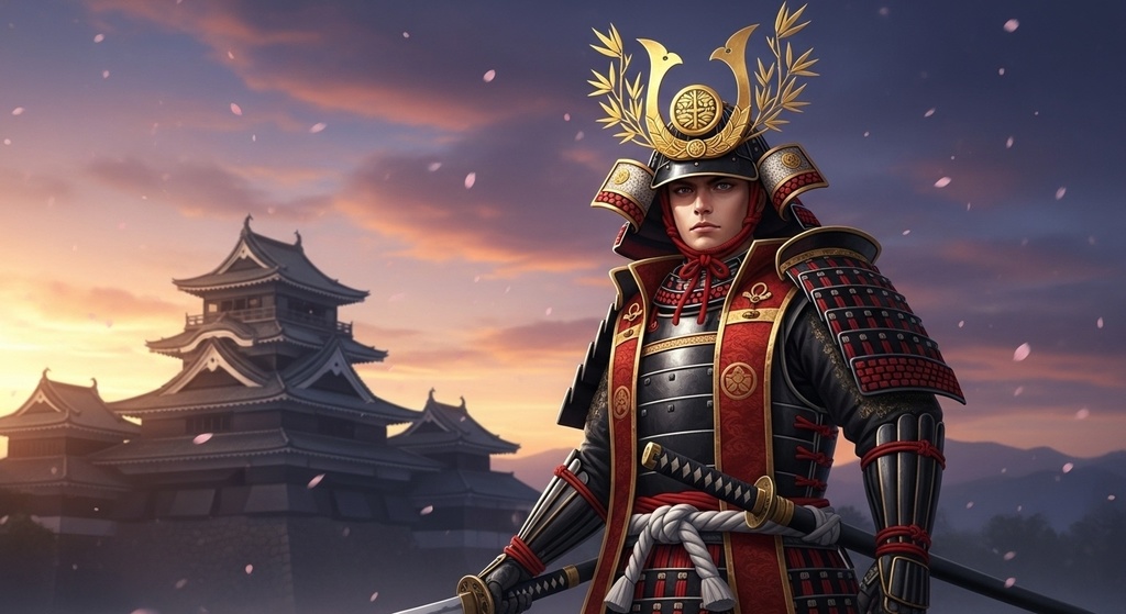 【戦国幻想名城シリーズ】夕桜に誓う ― 若武者と松本城