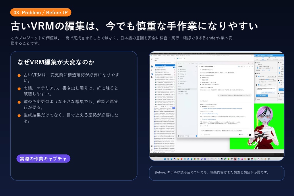 AI-Assisted Blender Model Editing Workbench β版