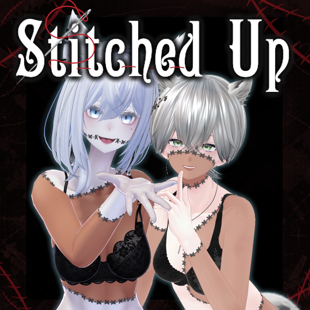 Stitched Up Texture (v1.1) 【 4 Avatars 】