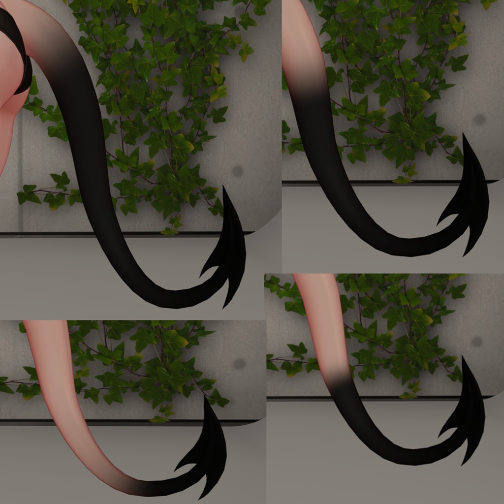 De-Coloured Arms, Legs, and Tail Uruki Texture (ウルキ)