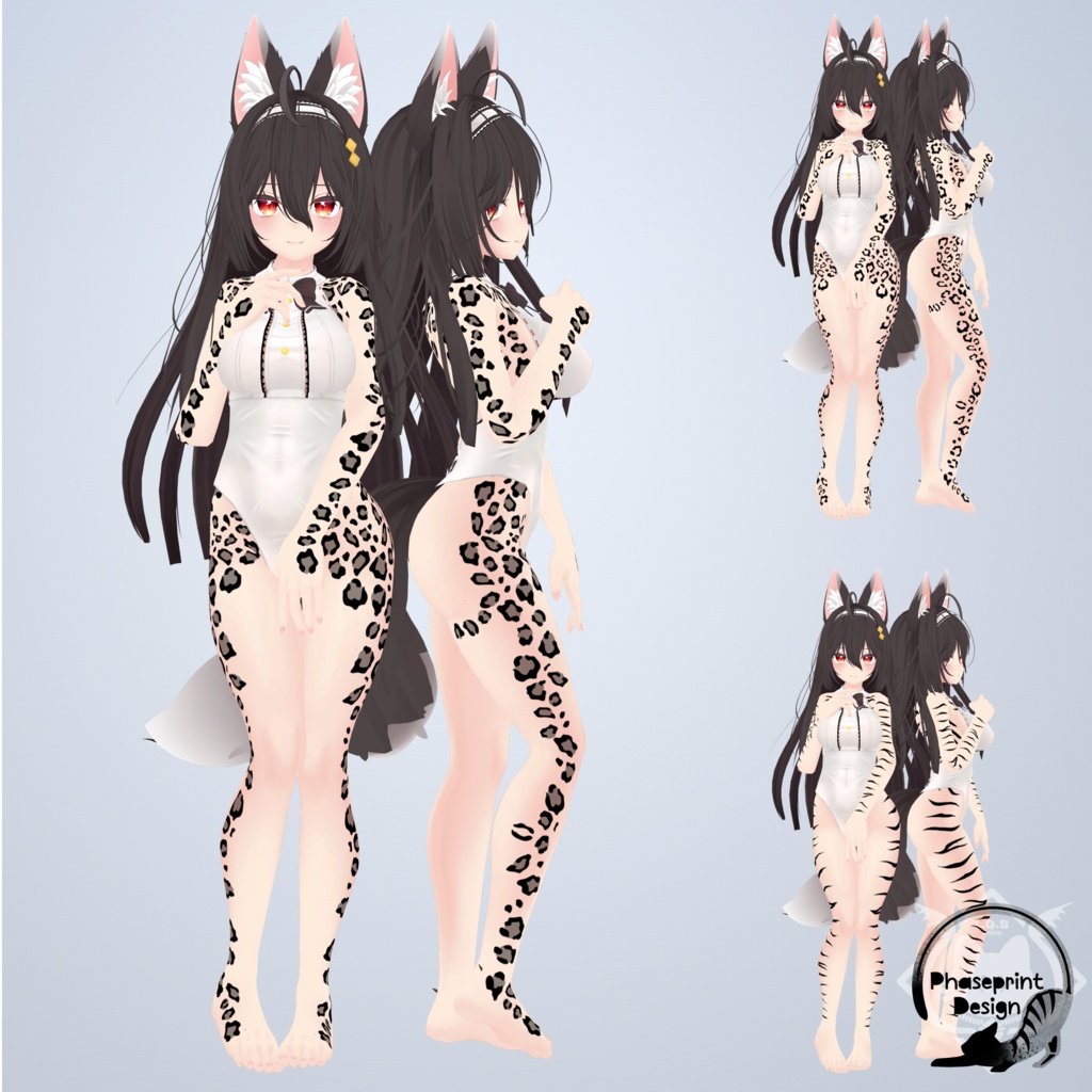 Stripes and Spots (v1.1) 【26 Avatars】