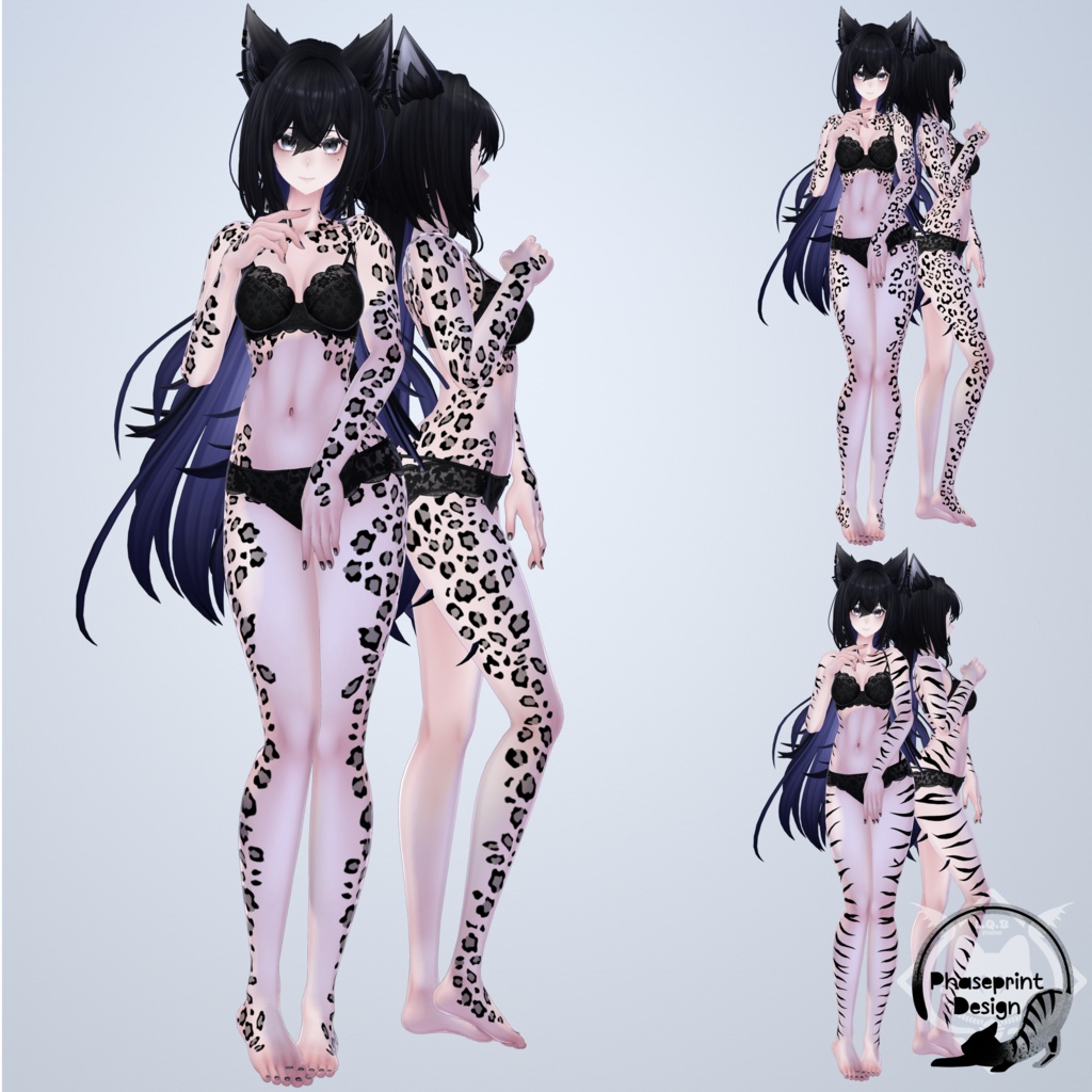 Stripes and Spots (v1.1) 【26 Avatars】