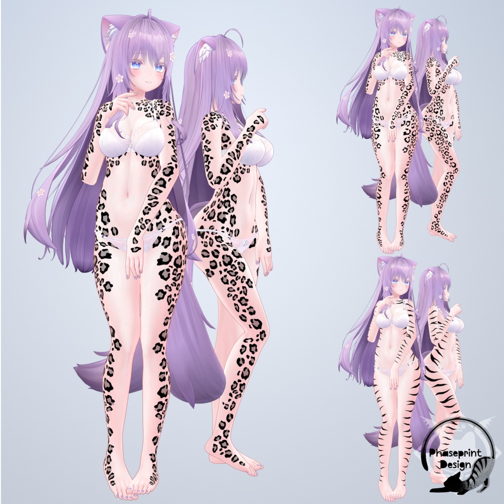 Stripes and Spots (v1.1) 【26 Avatars】
