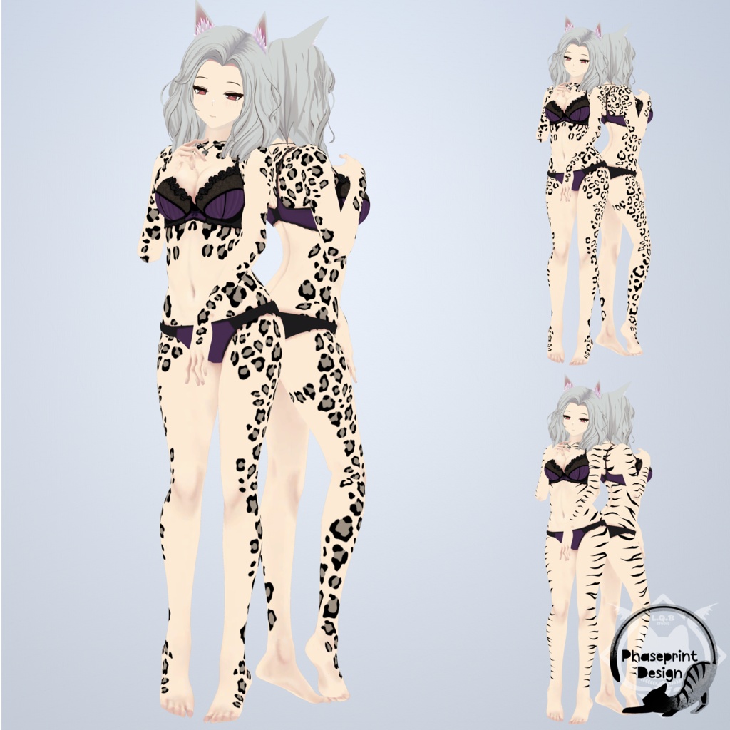 Stripes and Spots (v1.1) 【26 Avatars】