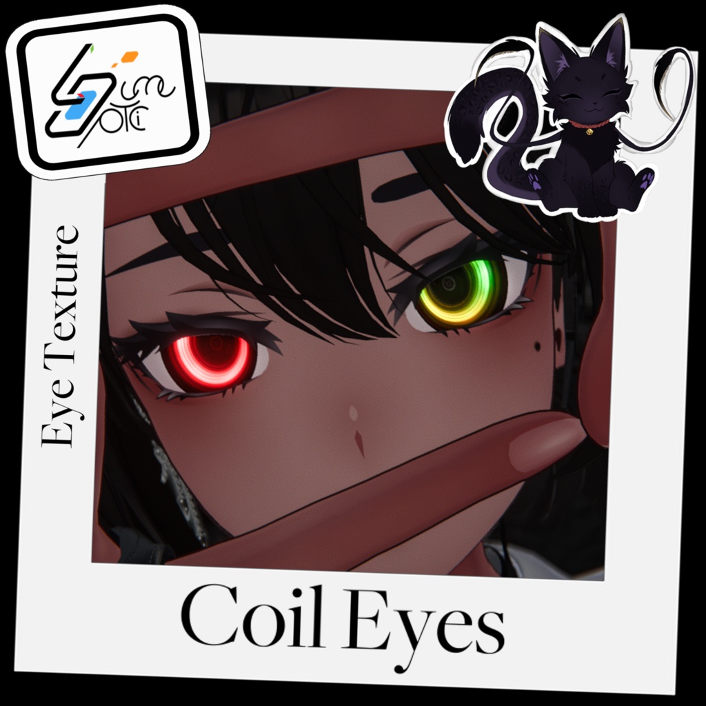 Coil Eyes Texture ( Lume Optic 目シェーダーシステム )