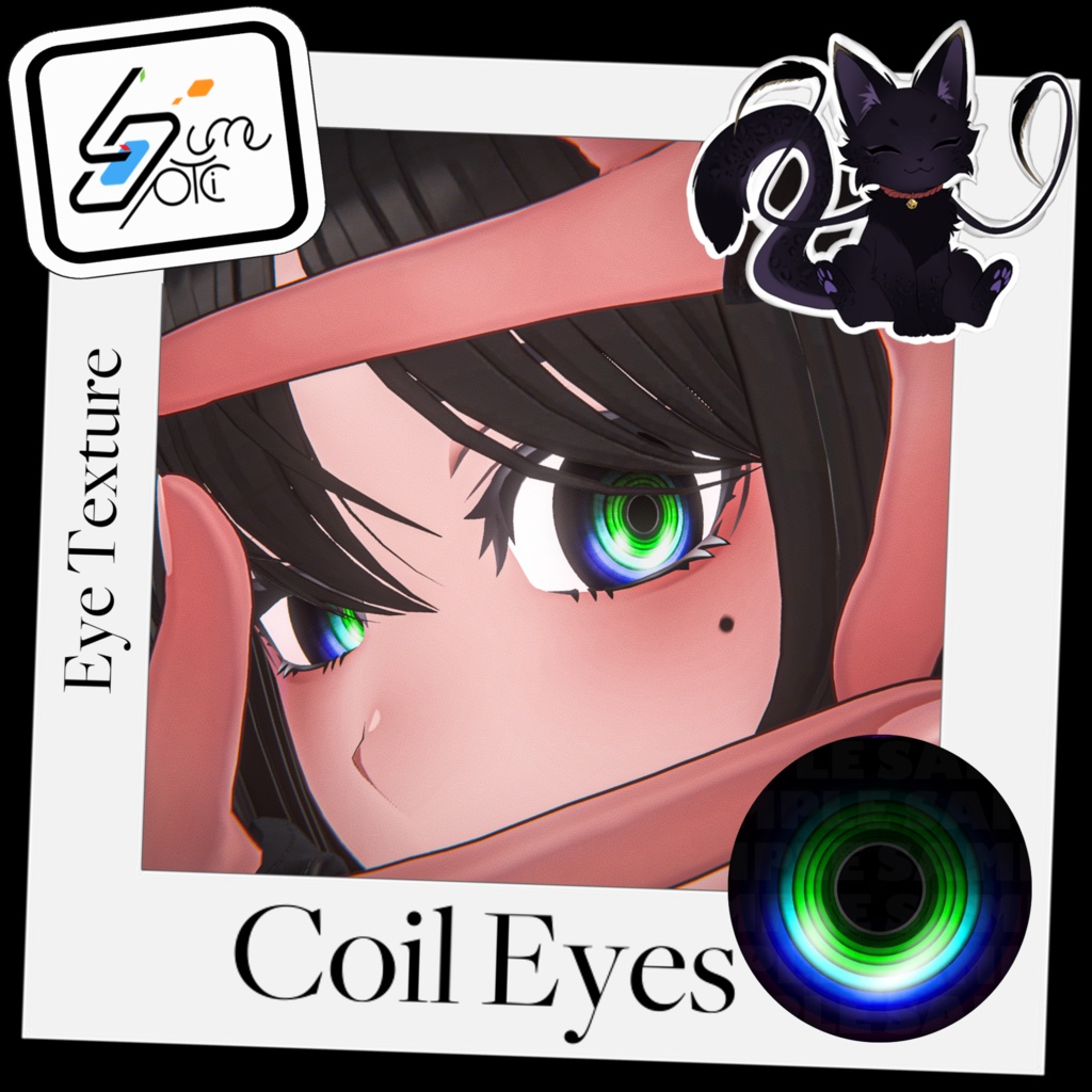 Coil Eyes Texture ( Lume Optic 目シェーダーシステム )