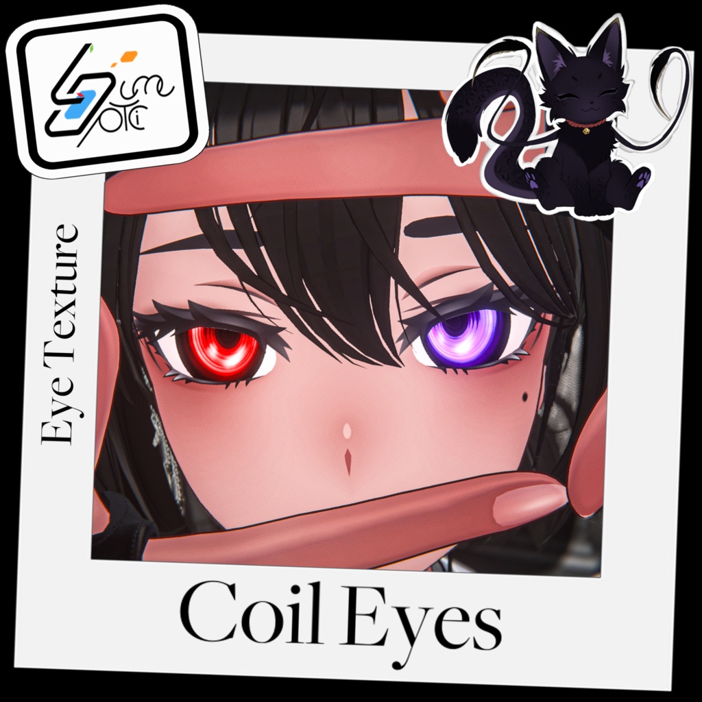 Coil Eyes Texture ( Lume Optic 目シェーダーシステム )