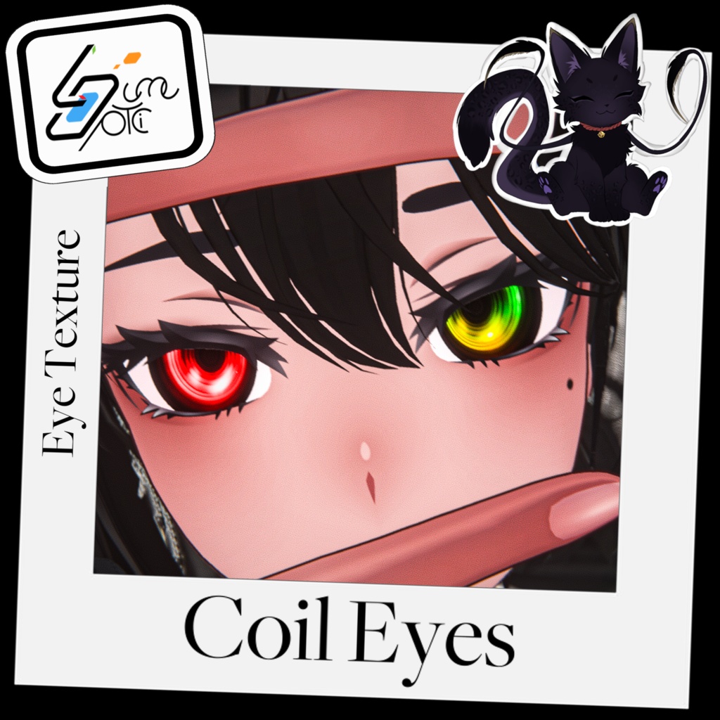 Coil Eyes Texture ( Lume Optic 目シェーダーシステム )